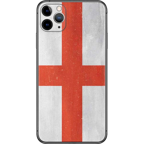 England Flag Distressed iPhone 11 Pro Max Skin