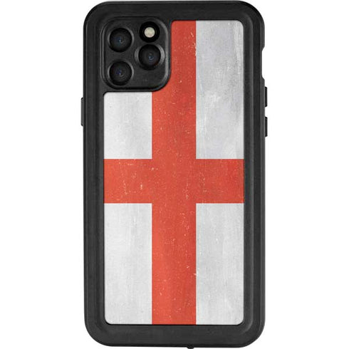 England Flag Distressed iPhone 11 Pro Waterproof Case