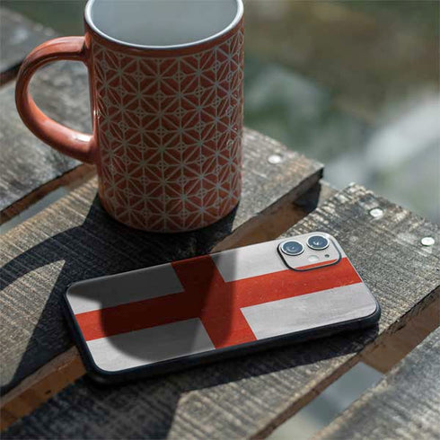 England Flag Distressed iPhone 11 Skin