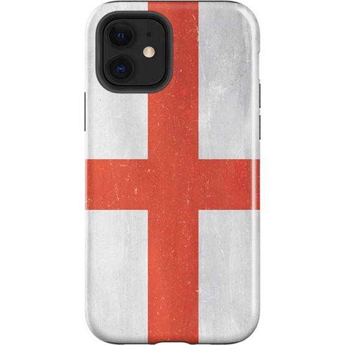 England Flag Distressed iPhone 12 Impact Case