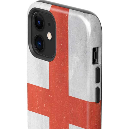 England Flag Distressed iPhone 12 Impact Case