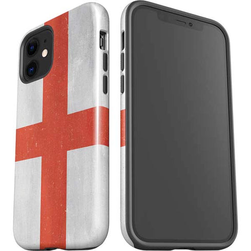 England Flag Distressed iPhone 12 Mini Impact Case
