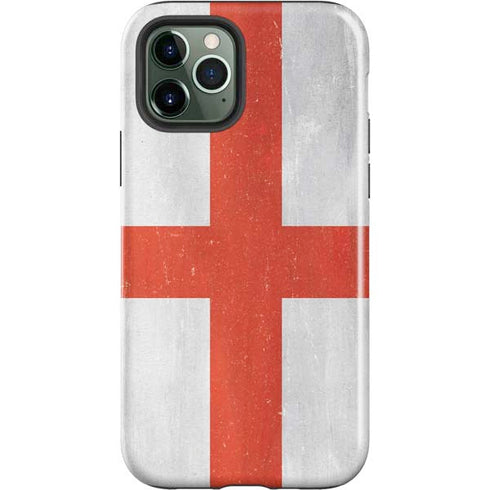 England Flag Distressed iPhone 12 Pro Impact Case