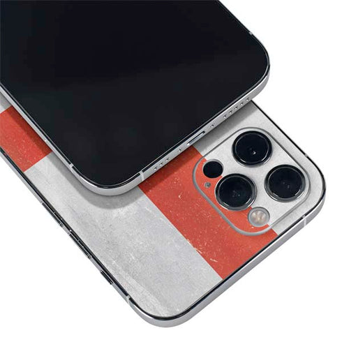 England Flag Distressed iPhone 12 Pro Skin