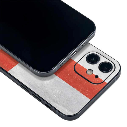 England Flag Distressed iPhone 12 Skin