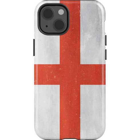 England Flag Distressed iPhone 13 Impact Case