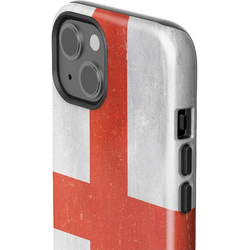 England Flag Distressed iPhone 13 Impact Case