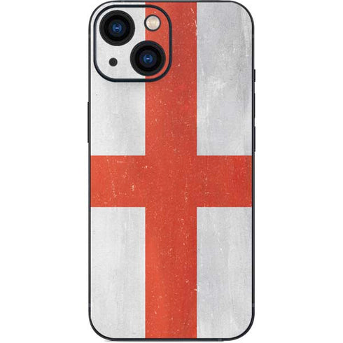 England Flag Distressed iPhone 13 Mini Skin