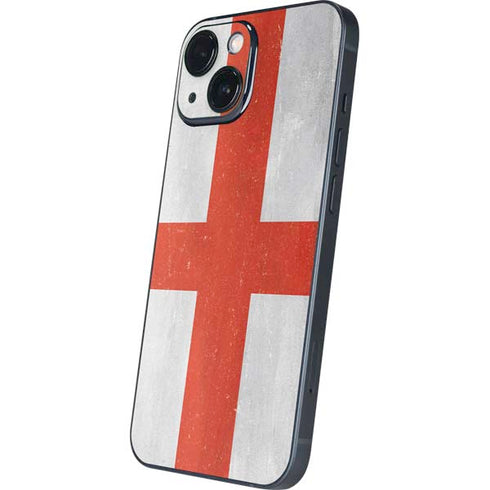 England Flag Distressed iPhone 13 Mini Skin