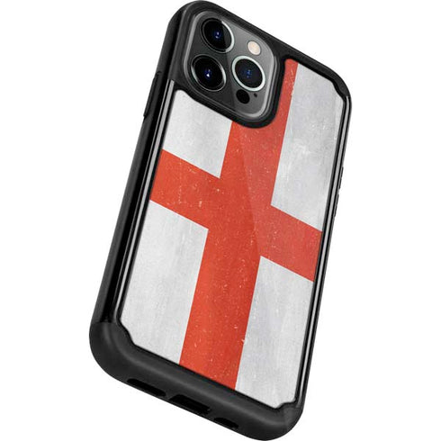 England Flag Distressed iPhone 13 Pro Cargo Case