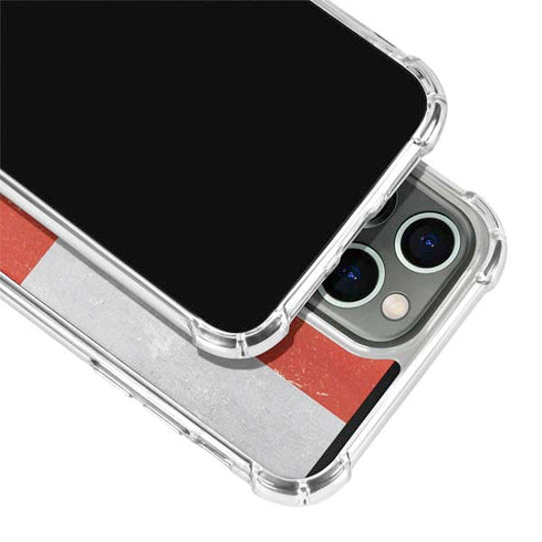 England Flag Distressed iPhone 13 Pro Clear Case