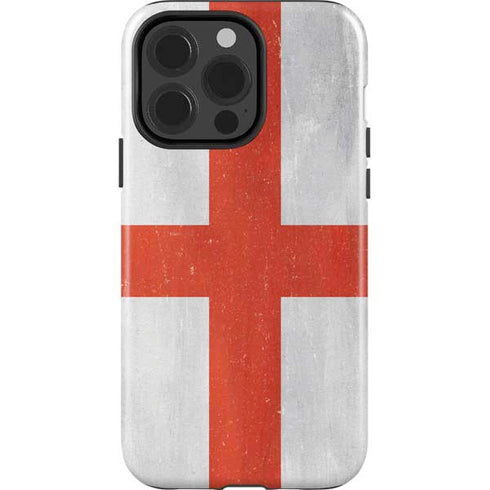 England Flag Distressed iPhone 13 Pro Impact Case