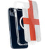England Flag Distressed iPhone 15 Plus MagSafe Case