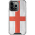 England Flag Distressed iPhone 14 Pro Clear Case