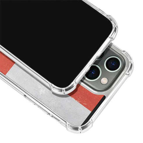 England Flag Distressed iPhone 14 Pro Max Clear Case