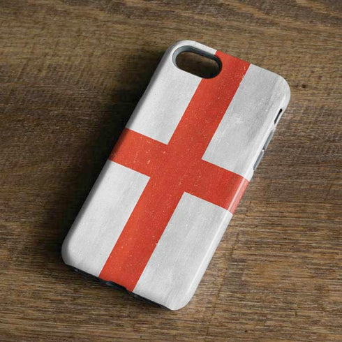 England Flag Distressed iPhone 8 Pro Case