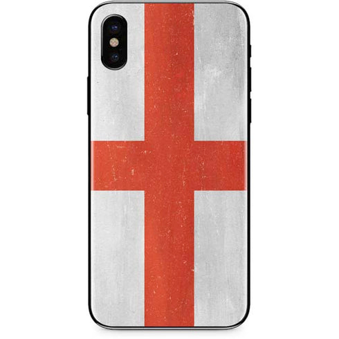 England Flag Distressed iPhone 8 Skin