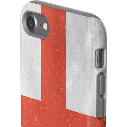 England Flag Distressed iPhone SE (2nd & 3rd Gen) Pro Case