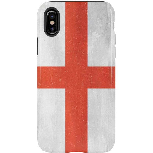 England Flag Distressed iPhone X Pro Case