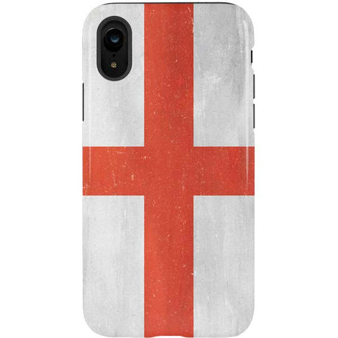 England Flag Distressed iPhone XR Pro Case