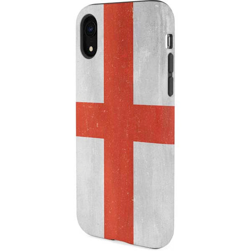 England Flag Distressed iPhone XR Pro Case