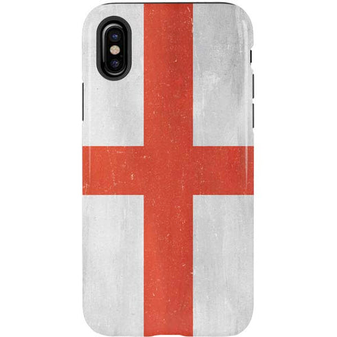 England Flag Distressed iPhone XS Pro Case