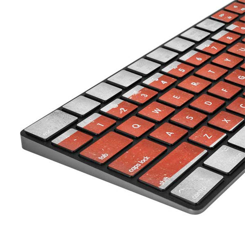 England Flag Distressed Magic Keyboard with Numeric Keypad Skin
