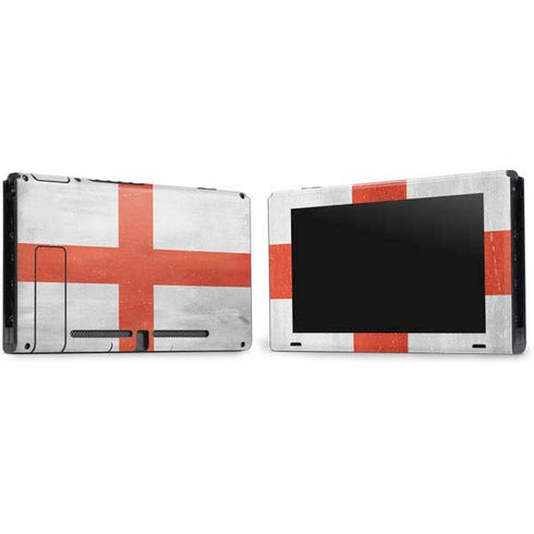 England Flag Distressed Nintendo Switch Bundle Skin