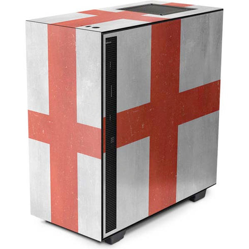 England Flag Distressed NZXT H510 Compact ATX Mid-Tower Case Skin