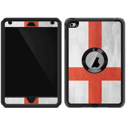 England Flag Distressed Otterbox Defender iPad Skin