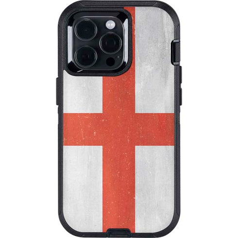 England Flag Distressed Otterbox Defender iPhone Skin