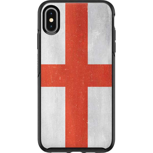 England Flag Distressed Otterbox Symmetry iPhone Skin