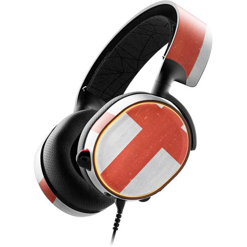 England Flag Distressed SteelSeries Arctis 5 Skin