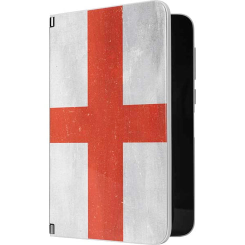 England Flag Distressed Surface Duo Skin