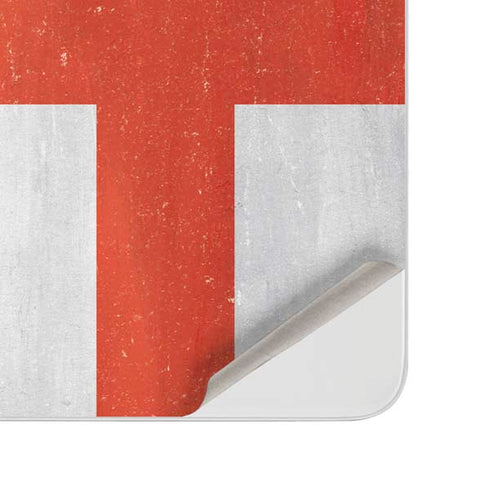 England Flag Distressed Surface Duo Skin