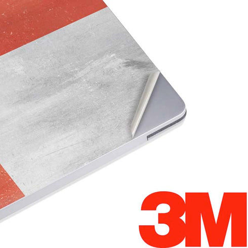England Flag Distressed Surface Laptop 2 Skin