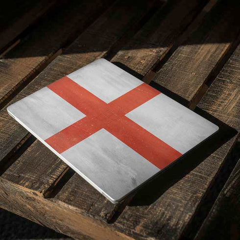 England Flag Distressed Surface Laptop 3 13.5in Skin
