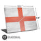 England Flag Distressed Universal Laptop 15in (12.2 x 8.8in) Skin