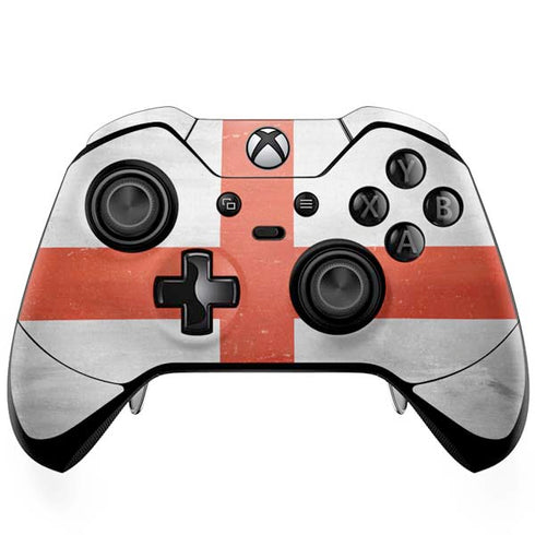 England Flag Distressed Xbox One Elite Controller Skin