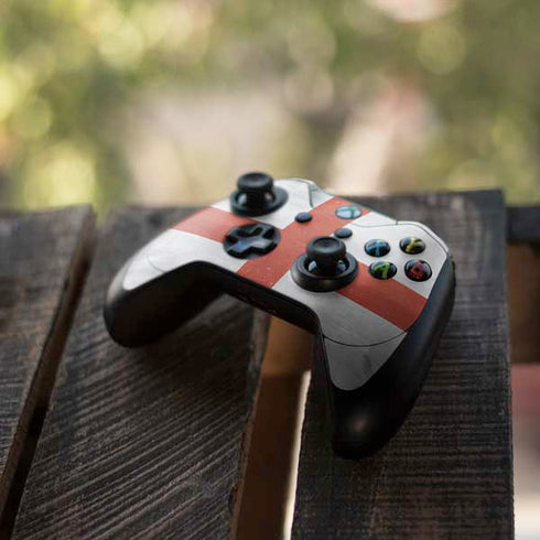England Flag Distressed Xbox One Elite Controller Skin