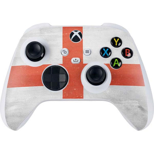 England Flag Distressed Xbox Series S Controller Skin
