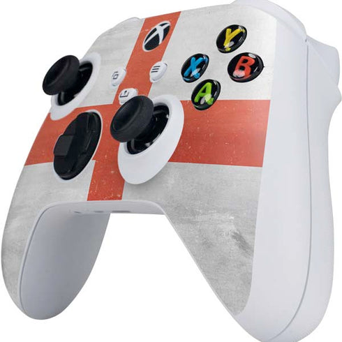 England Flag Distressed Xbox Series S Controller Skin