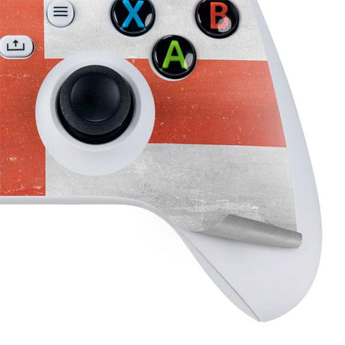 England Flag Distressed Xbox Series S Controller Skin