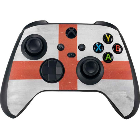 England Flag Distressed Xbox Series X Controller Skin