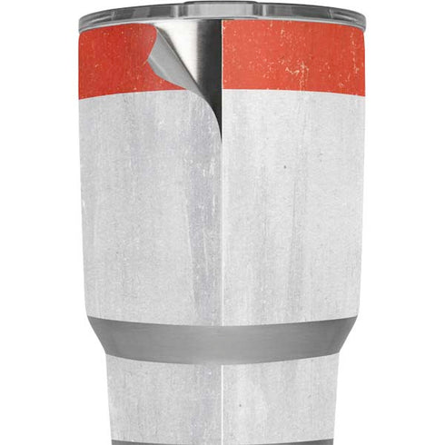 England Flag Distressed Yeti 20oz Tumbler Skin