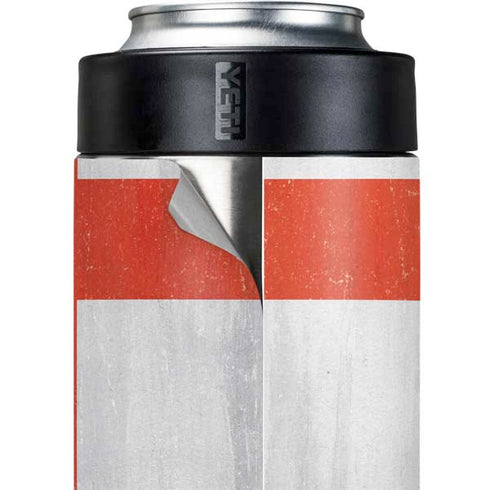 England Flag Distressed Yeti Colster Can Insulator Skin