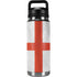 England Flag Distressed YETI Rambler 26oz Bottle Skin