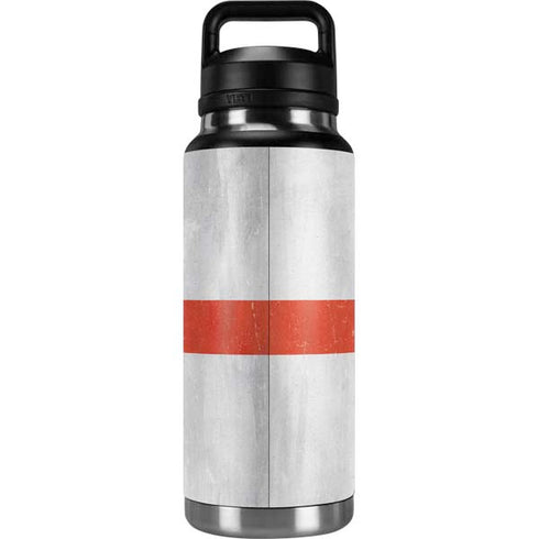 England Flag Distressed YETI Rambler 36oz Bottle Skin
