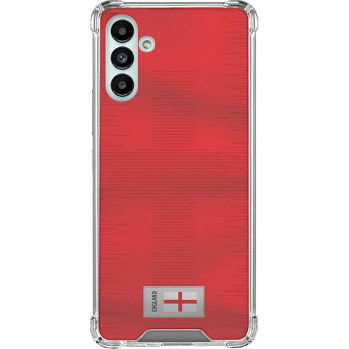 England Soccer Flag Galaxy A13 5G Clear Case