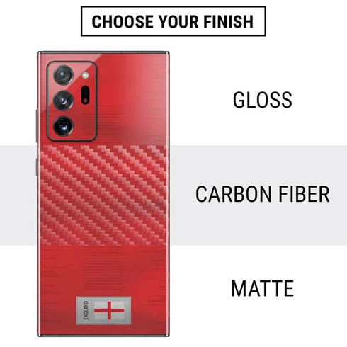 England Soccer Flag Galaxy Note20 Ultra 5G Skin